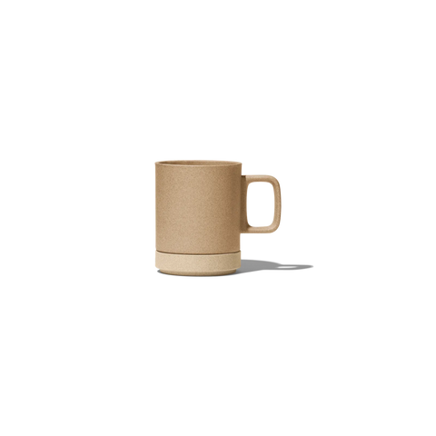 Hasami Natural Mug with Saucer